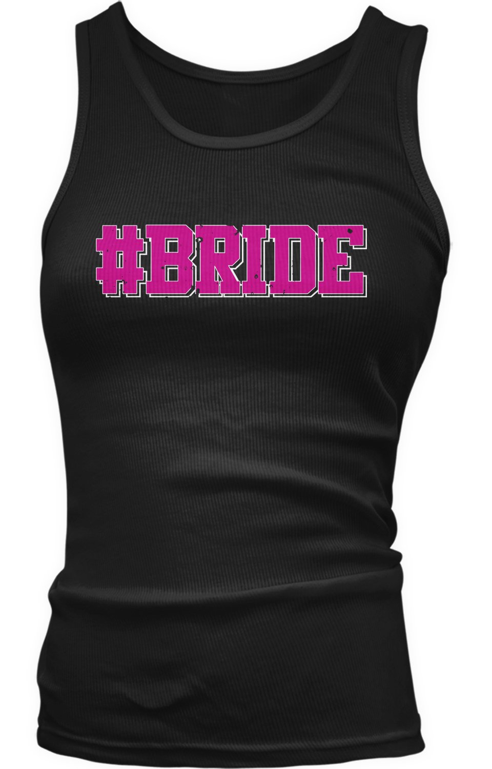 Amdesco Junior's Bride Tank Top - Wedding, Bachelorette Party & Bridal Shower Outfit for Women | Cute Bridal Party Apparel & Girls' Night Out Tops