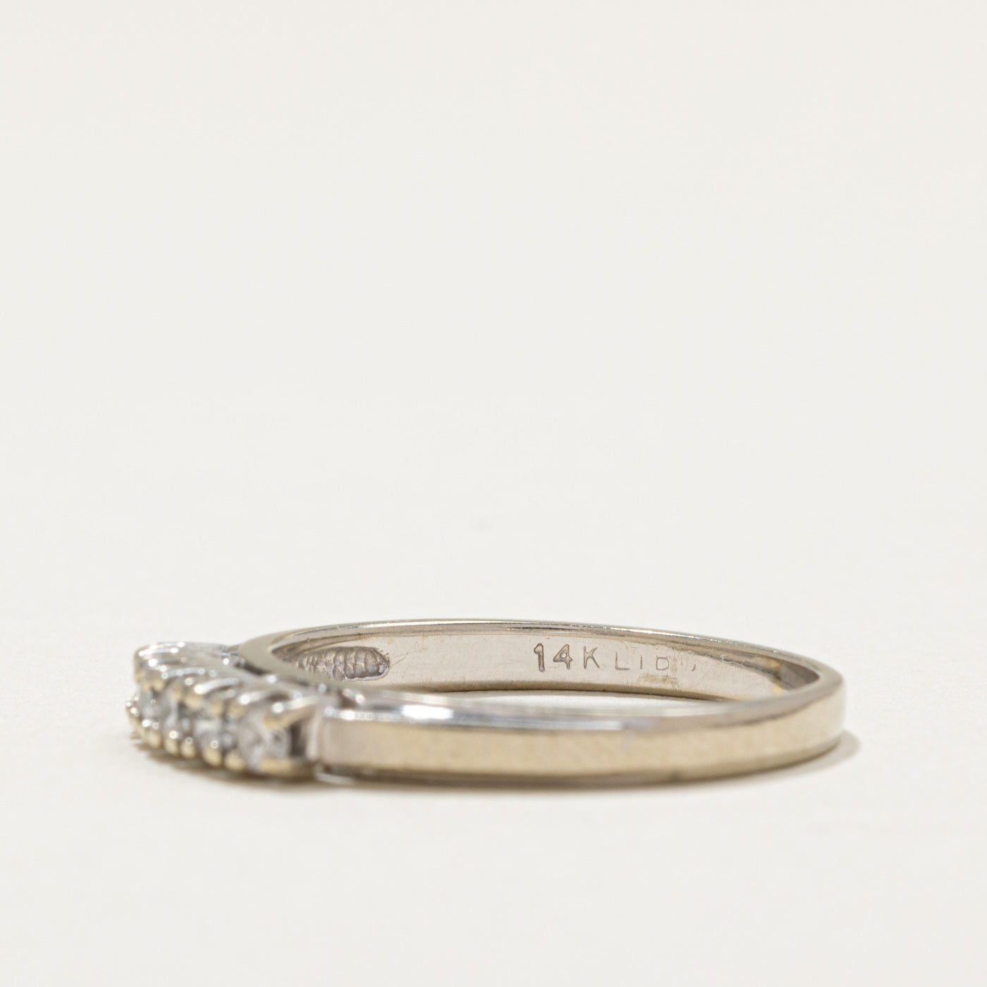 0.24ctw Semi Eternity Wedding Ring - Size 6.5 | Elegant Diamond Band for Bridal, Anniversary & Special Occasions