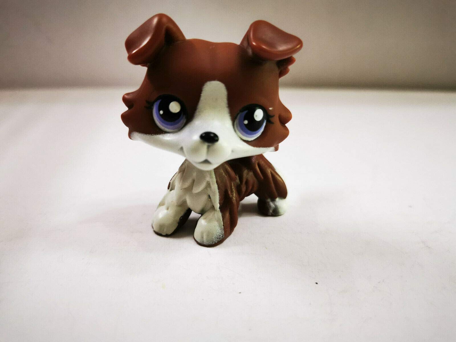 Littlest Pet Shop LPS Brown Collie Dog Toy for Kids - Perfect for Pretend Play, Collecting & Gift Giving