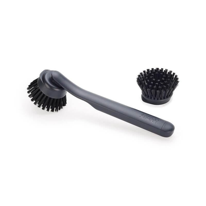 Joseph Joseph Sintech Dish Brush with Replaceable Head - Premium Kitchen Cleaning Tool for Pots, Pans & Dishes - Ideal for Home, Restaurant & Commercial Use
