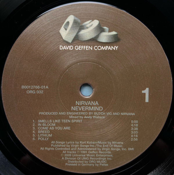 Nirvana Nevermind Vinyl LP Album Reissue Remastered Near Mint (NM/M) - Perfect for Collectors & Vintage Music Lovers