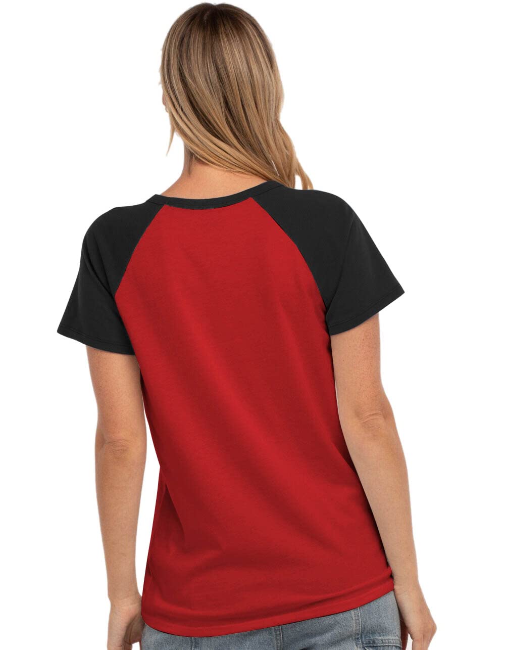 Decrum Women's Raglan Baseball Tee - Trendy Short Sleeve Casual Shirt for Women | Perfect for Everyday Wear, Weekend Outings & Sports Events