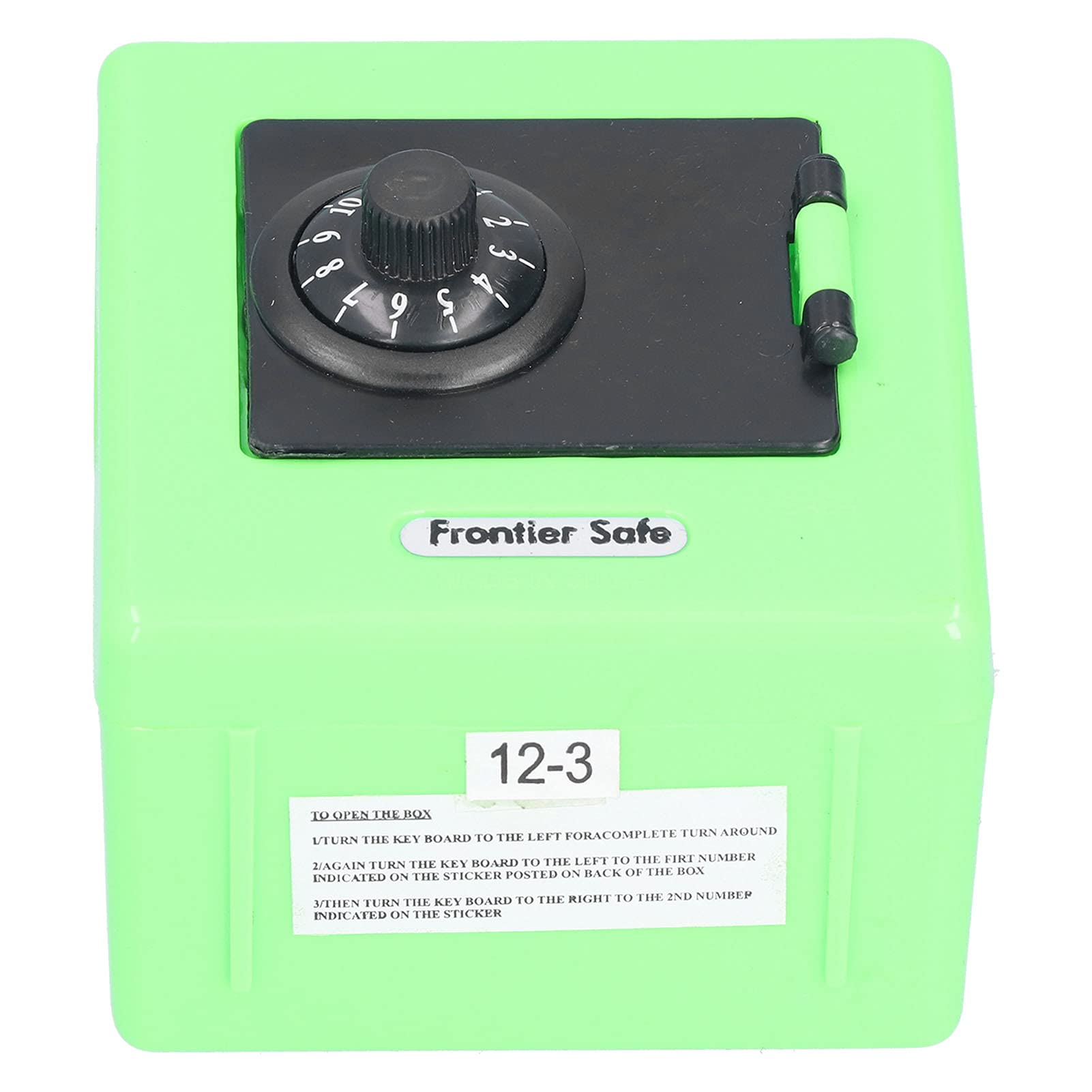 Gaeirt Money Storage Case - Simulation Safe Box with Coded Lock, Mini Cash Saving Box for Kids & Students (Green) | Perfect for Allowance, Piggy Bank Replacement & Financial Education