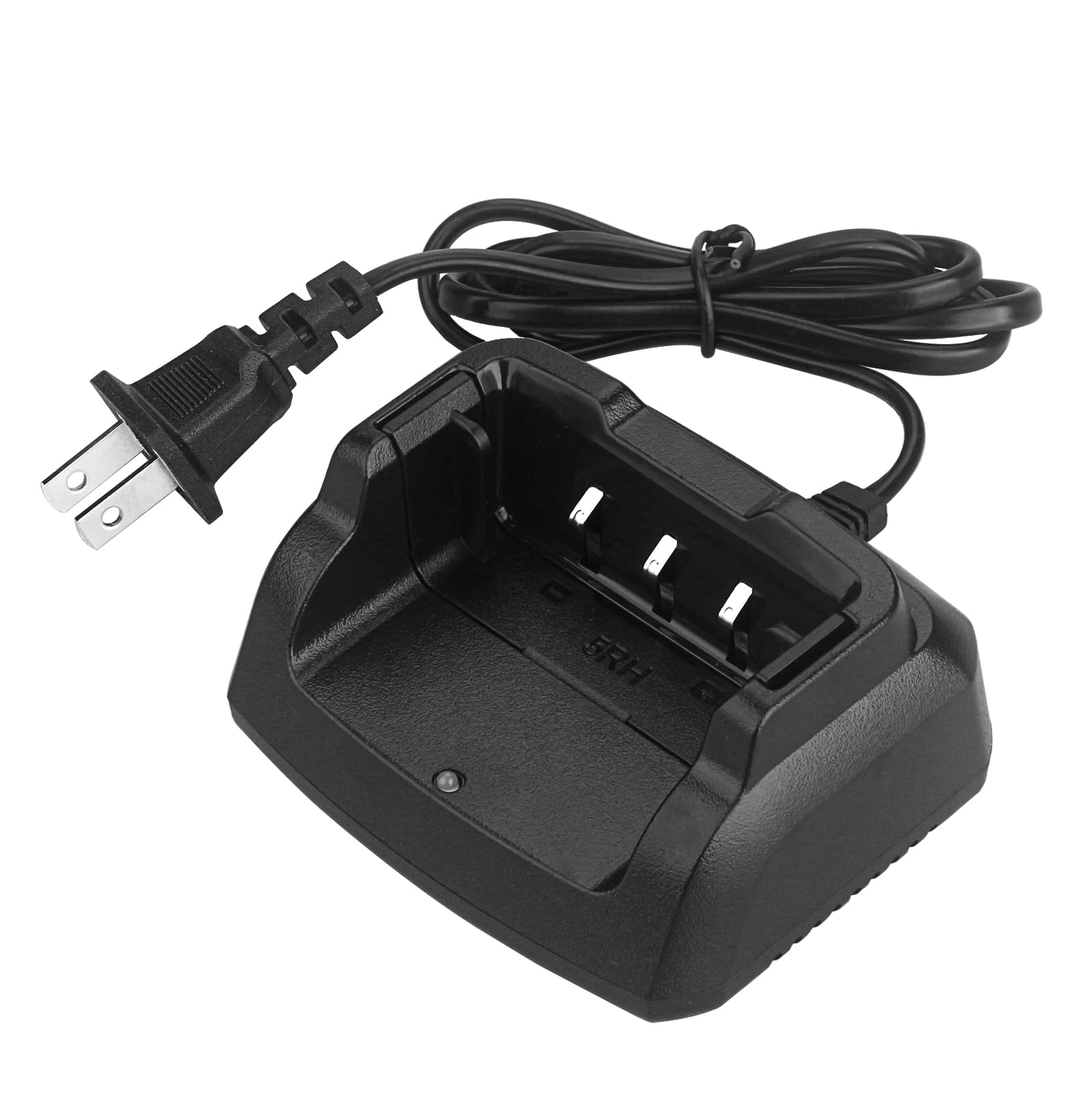 Original Baofeng UV-5RM Walkie Talkie Battery Charger Base - 100V-240V Universal Desktop Charger (1 Pack) - Perfect for Outdoor Adventures, Emergency Communication & Security Teams
