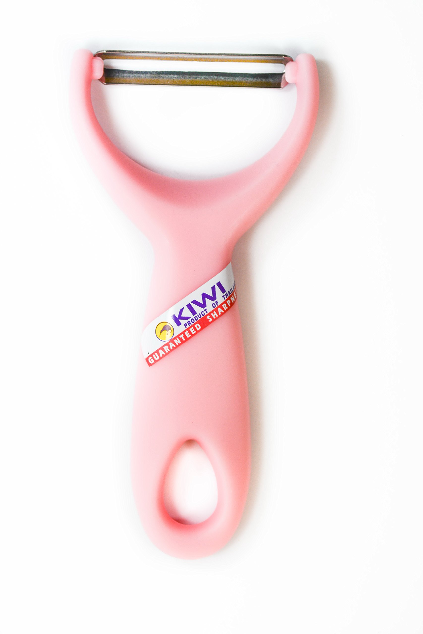 Premium Kiwi Pro Peeler - Ergonomic Stainless Steel Blade, Comfort Grip Handle (Pink) - Perfect for Peeling Fruits, Vegetables & Meal Prep