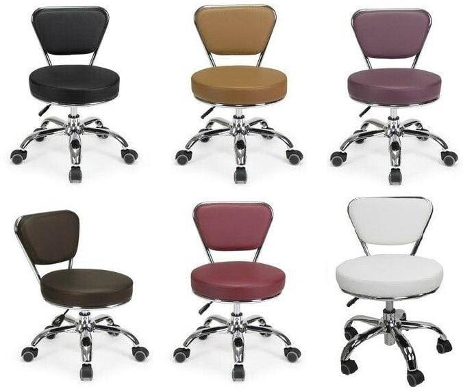 Free Matching Pedicure Stool - Perfect for Nail Salon & Home Spa Pedicures - Add On Only (Not for Sale)