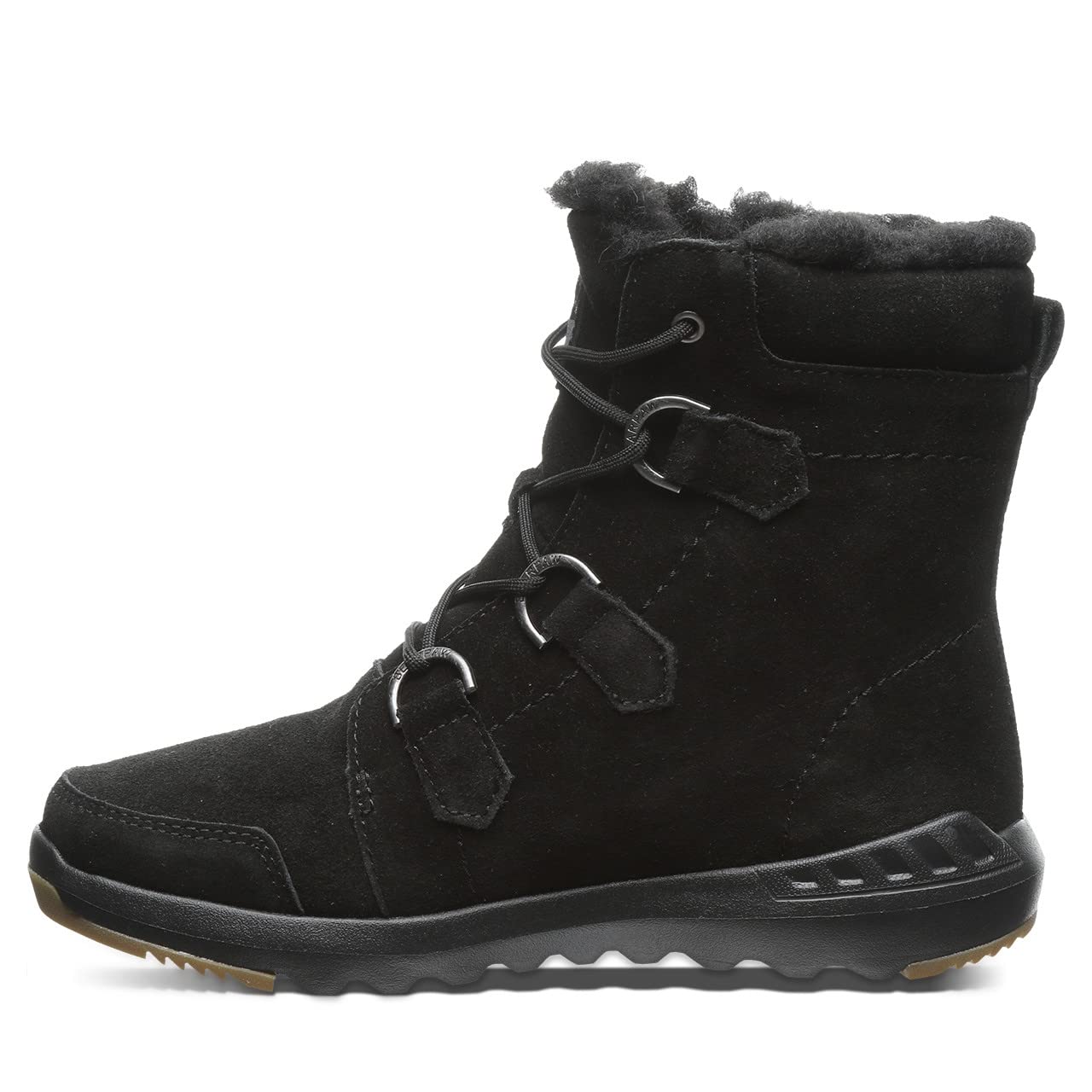 BEARPAW Women's Tyra Suede Lace-Up Boots - Comfortable Classic Winter Boots for Women | Casual Outdoor & Indoor Wear