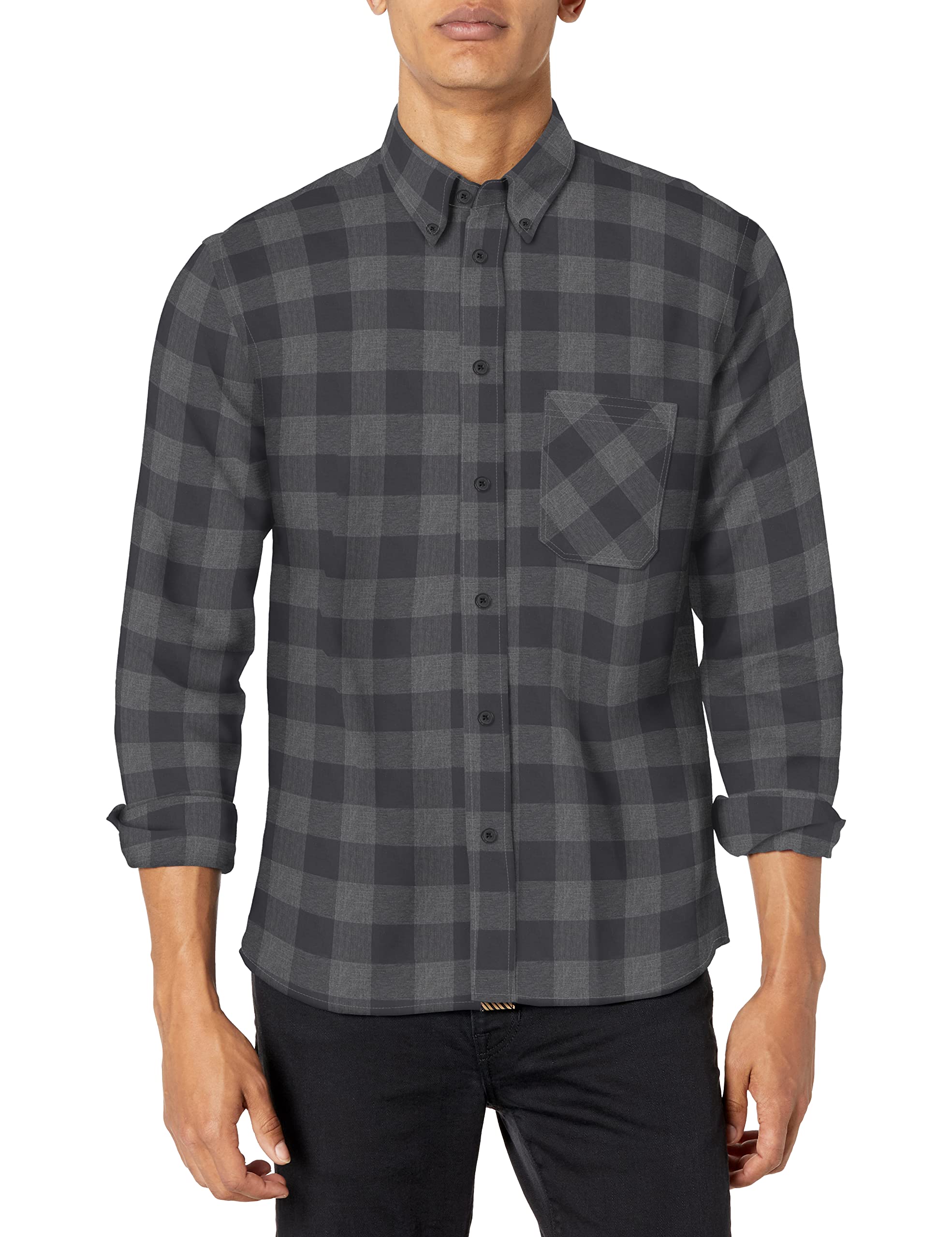 Billy Reid Men's Kirby Shirt - Premium Cotton Button-Down Casual Dress Shirt for Business & Weekend Wear | Slim Fit Comfortable Men's Fashion Top for Office, Date Night & Outdoor Events