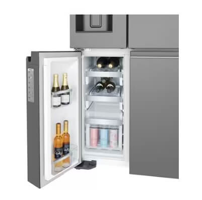 Electrolux EQE6879A B 585L UltimateTaste 900 French Door Refrigerator - Large Capacity Stainless Steel Smart Fridge for Modern Kitchen & Entertaining