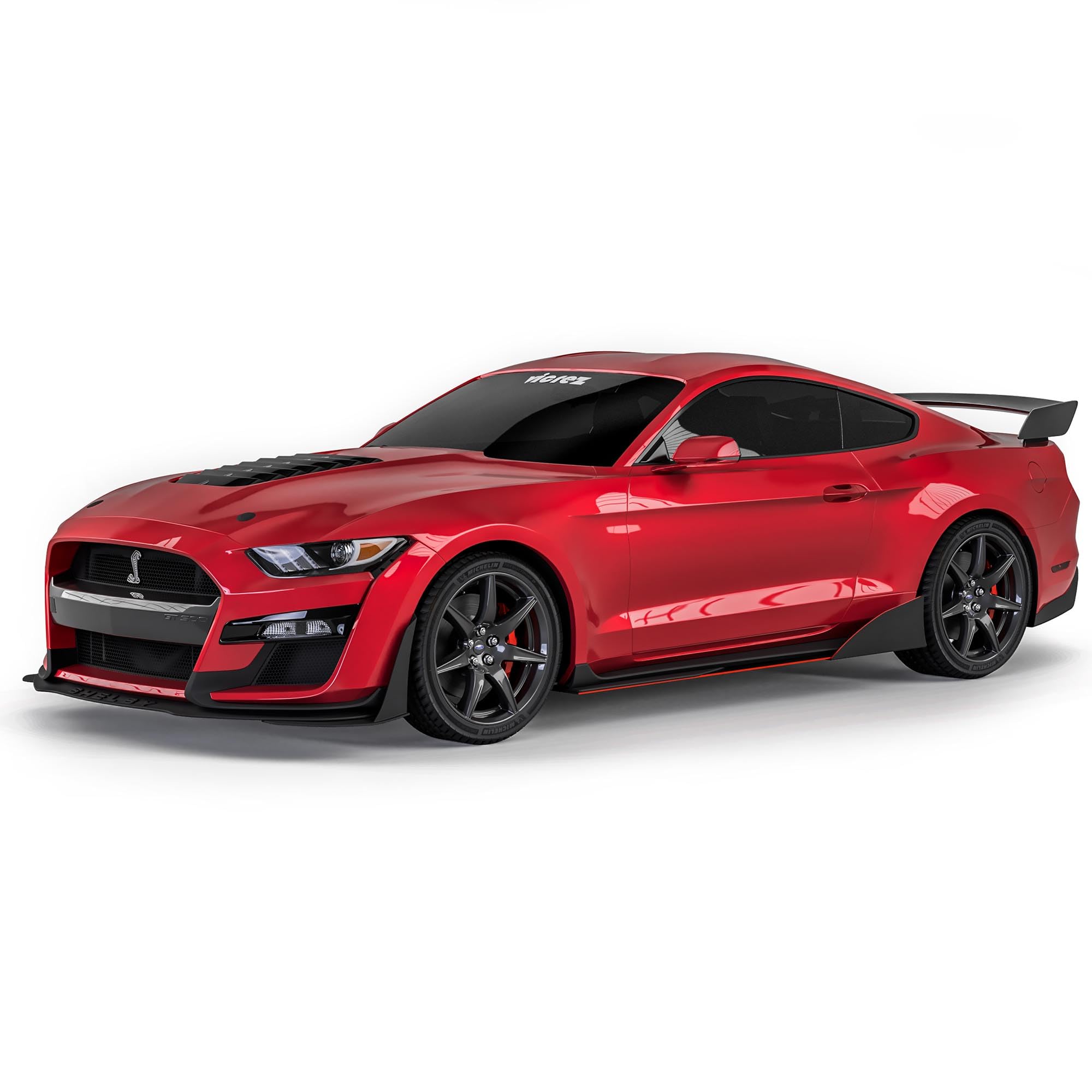 Vicrez VZR1 Style Side Skirt Splitter vz102164 for Ford Mustang 2015-2025 - Enhance Aerodynamics & Style for Street Racing & Car Shows