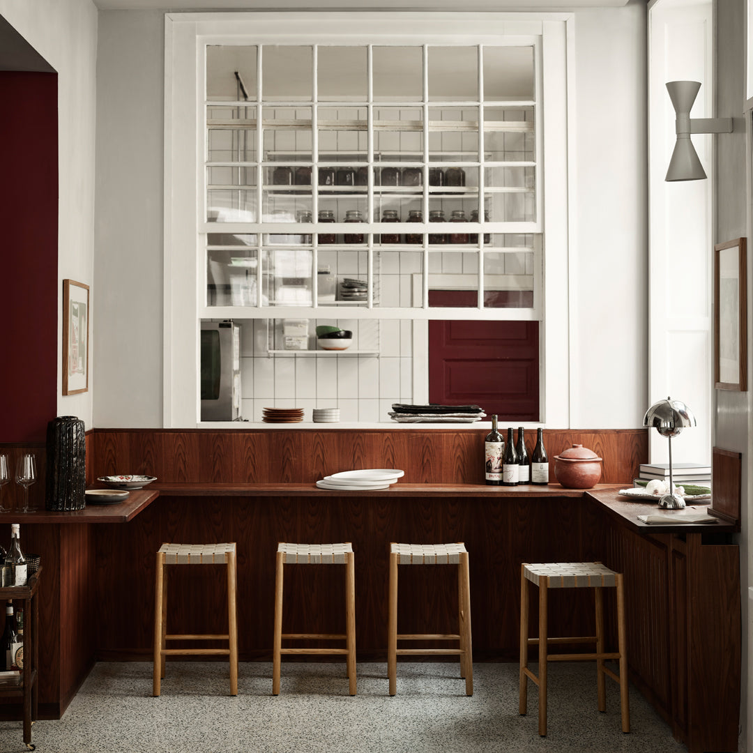 Betty TK7 Counter Height Bar Stool - Modern Kitchen Island Stool for Dining & Entertaining