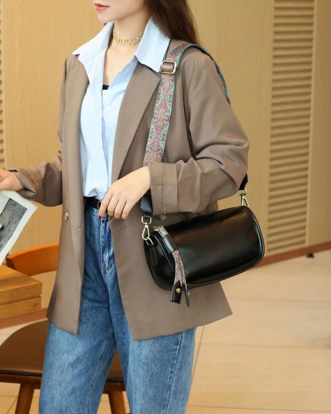 Soft Mini Crossbody Bag for Women - Lightweight & Comfortable Everyday Shoulder Purse - Perfect for Work, Travel & Shopping