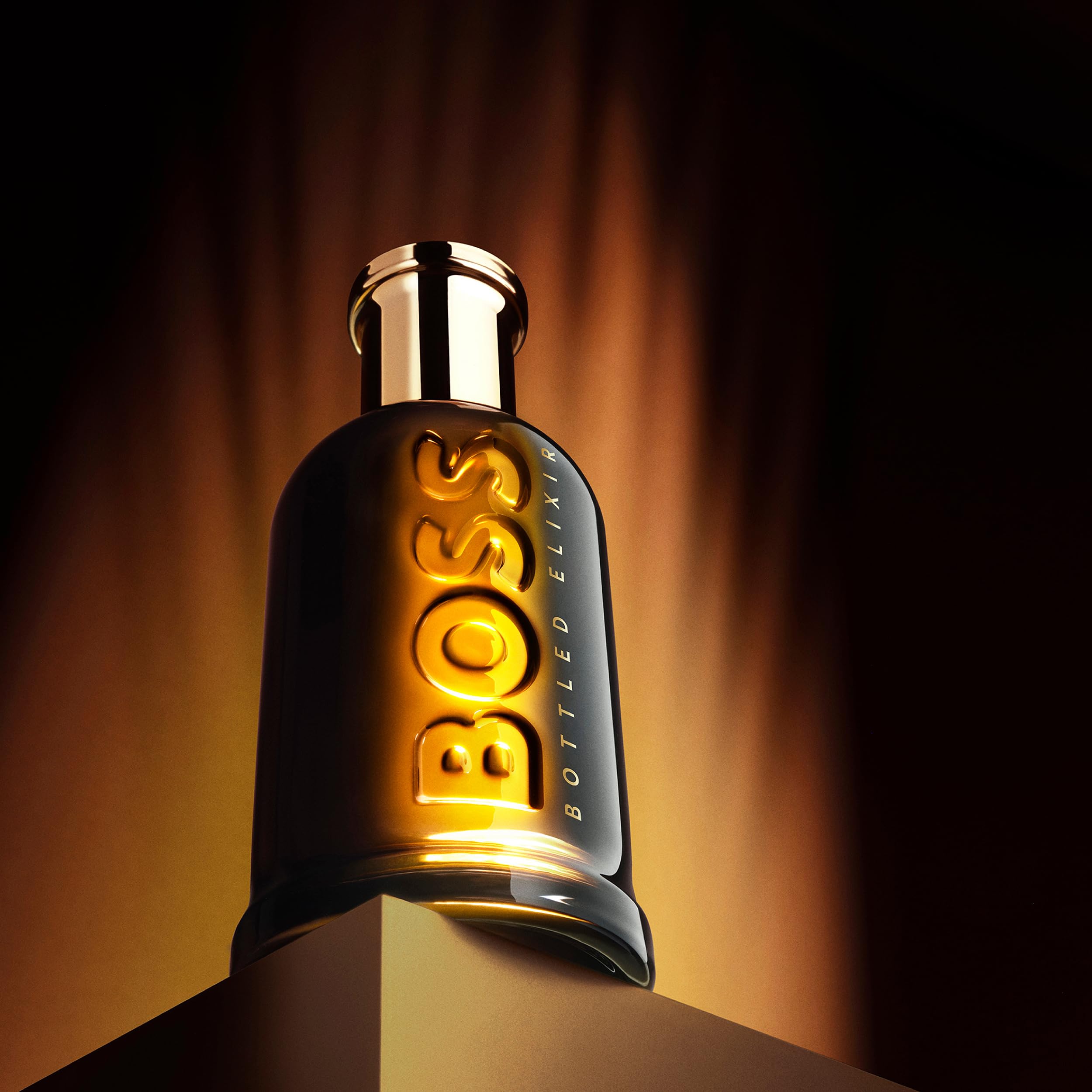 Hugo Boss Bottled Elixir Parfum for Men - Premium Woody Cologne with Incense, Vetiver & Cedarwood Notes - Long Lasting Fragrance Spray - Perfect for Date Night, Office & Special Occasions