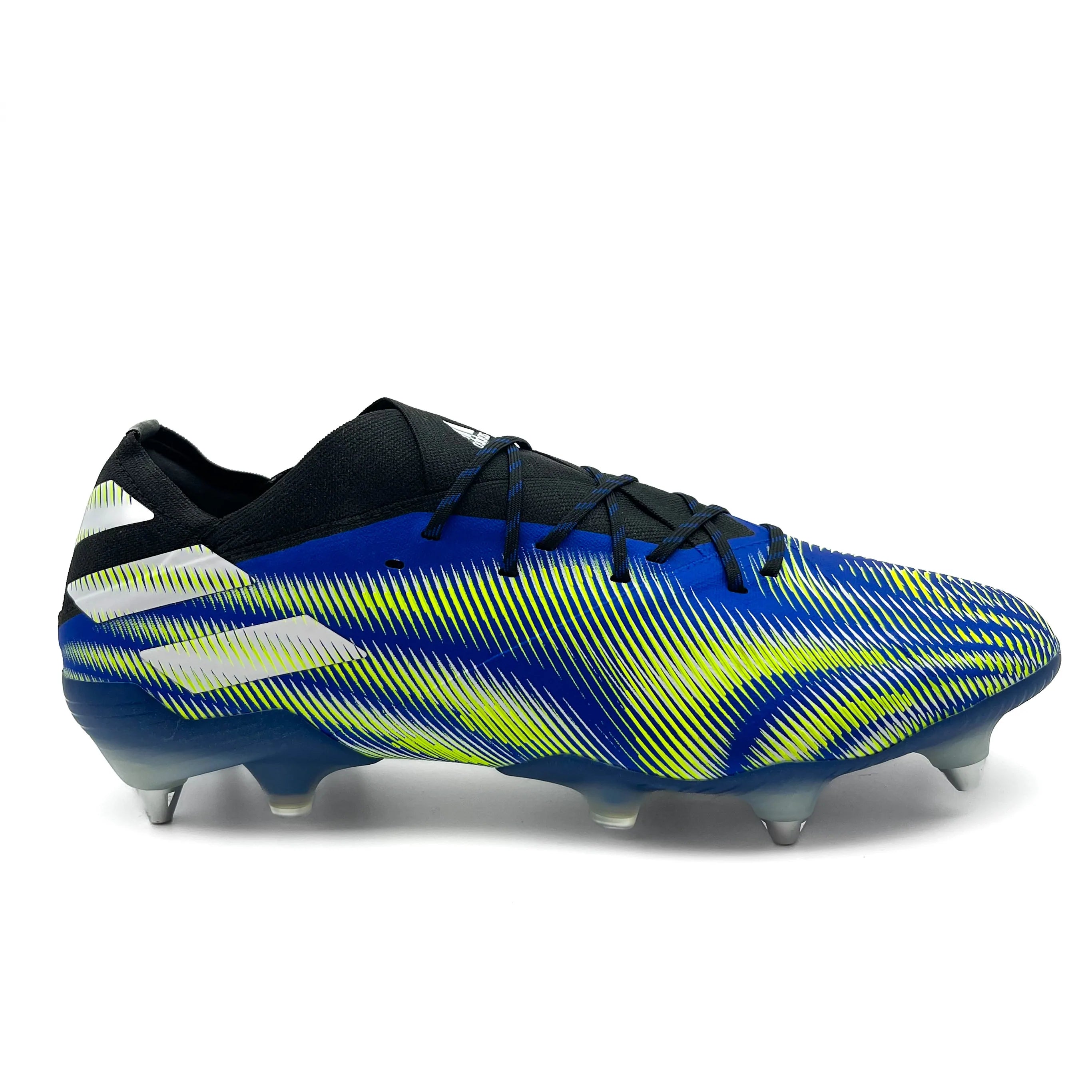 Adidas Nemeziz.1 SG Firm Ground Soccer Cleats - Team Royal Blue | Lightweight & Agile for Competitive Matches | Perfect for Outdoor Turf & Grass Fields