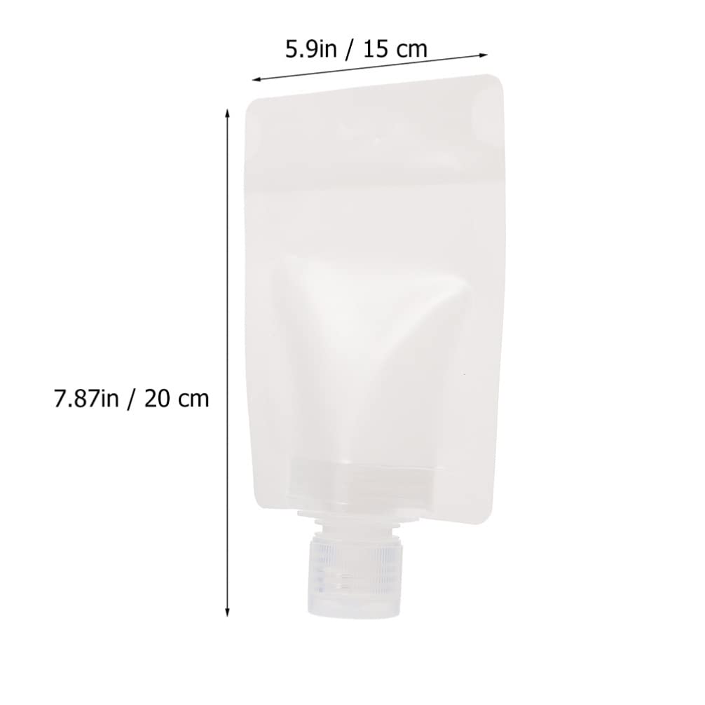 **Healifty 15pcs Empty Lotion Squeeze Bags - Travel-Sized Refillable Pouches for Makeup, Skincare & Toiletries | Portable Leak-Proof Storage Solution for Travel, Gym & On-the-Go Use**