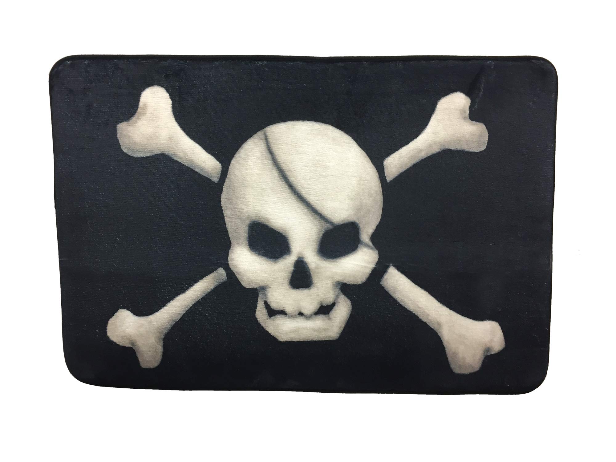 **Non-Slip Pirate Treasure Memory Foam Kids Bath Mat - Soft, Water Absorbent, Multi-Color for Bathroom Safety & Decor - Perfect for Toddlers, Kids' Rooms & Bath Time Fun**