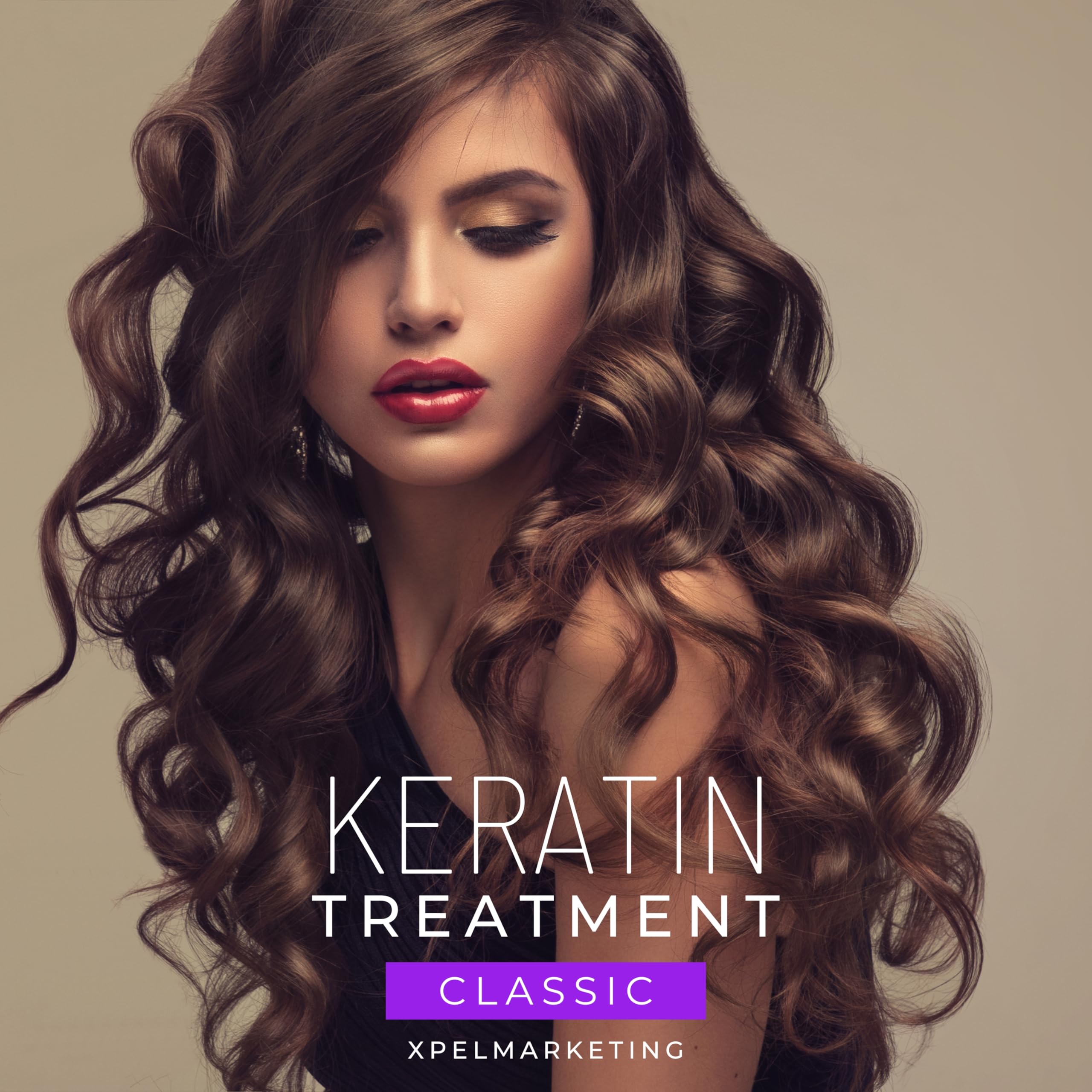 Keratin Classic Xpel Keratin Shampoo & Conditioner Set - 400ml for Smooth Straight Sleek Hair - All Hair Types - Salon Quality Hair Care for Daily Use & Professional Styling