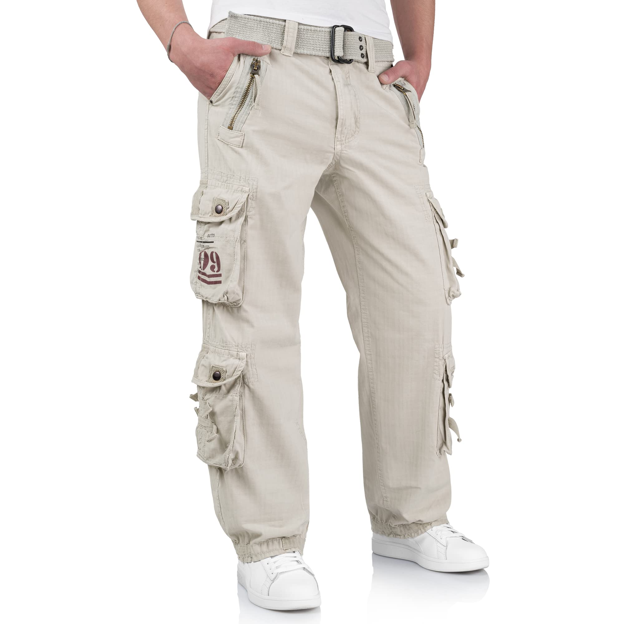 Royal Traveler Men's Cargo Pants - Durable & Comfortable Tactical Trousers for Outdoor Adventure, Hiking, Camping & Travel