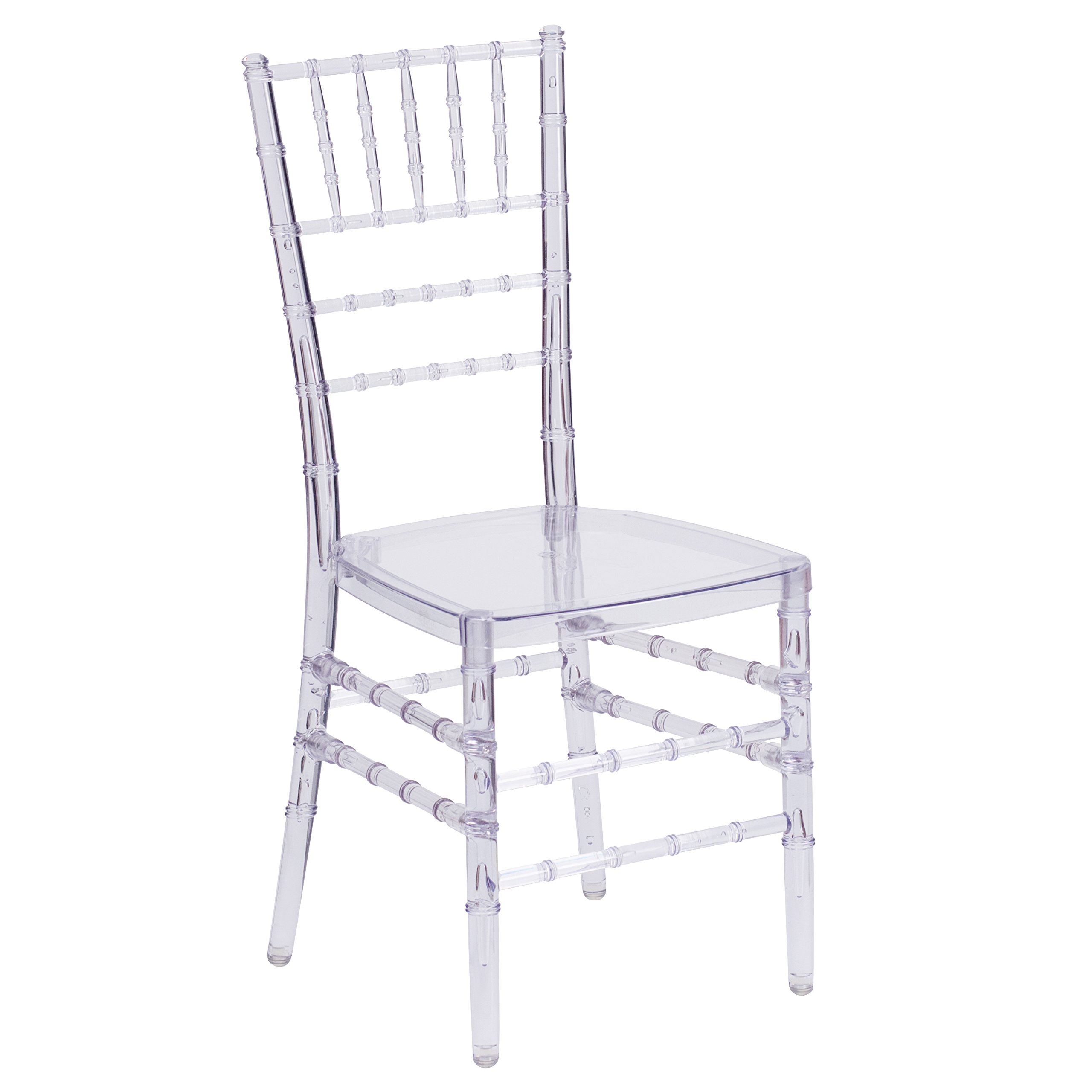 Crystal Clear Ice Stacking Chiavari Chairs - Elegant Event & Party Rental for Weddings, Banquets, and Special Occasions