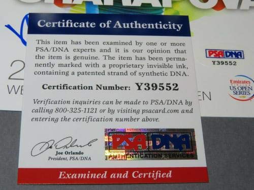 Maria Sharapova Autographed 2013 W&S Open 5x7 Tennis Player Card with PSA/DNA COA - Signed Memorabilia for Tennis Fans & Collectors - Perfect for Display in Home, Office or Sports Memorabilia Collection
