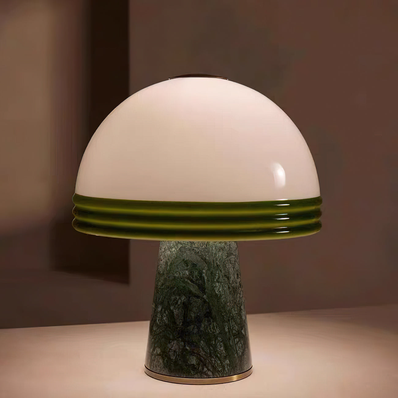 Elegant Cassie Marble Table Lamp - Modern Home & Office Decor Lighting for Bedroom, Living Room, Study Desk