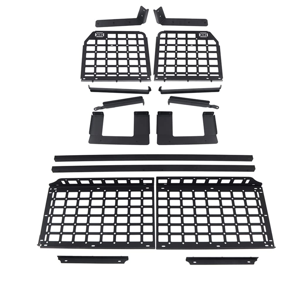 Jeep Wrangler JL (2018-2022) Rear Trunk Cargo Organizer - Heavy Duty Boot Storage Hanging Board & Luggage Rack Accessories | Perfect for Road Trips, Camping & Off-Road Adventures