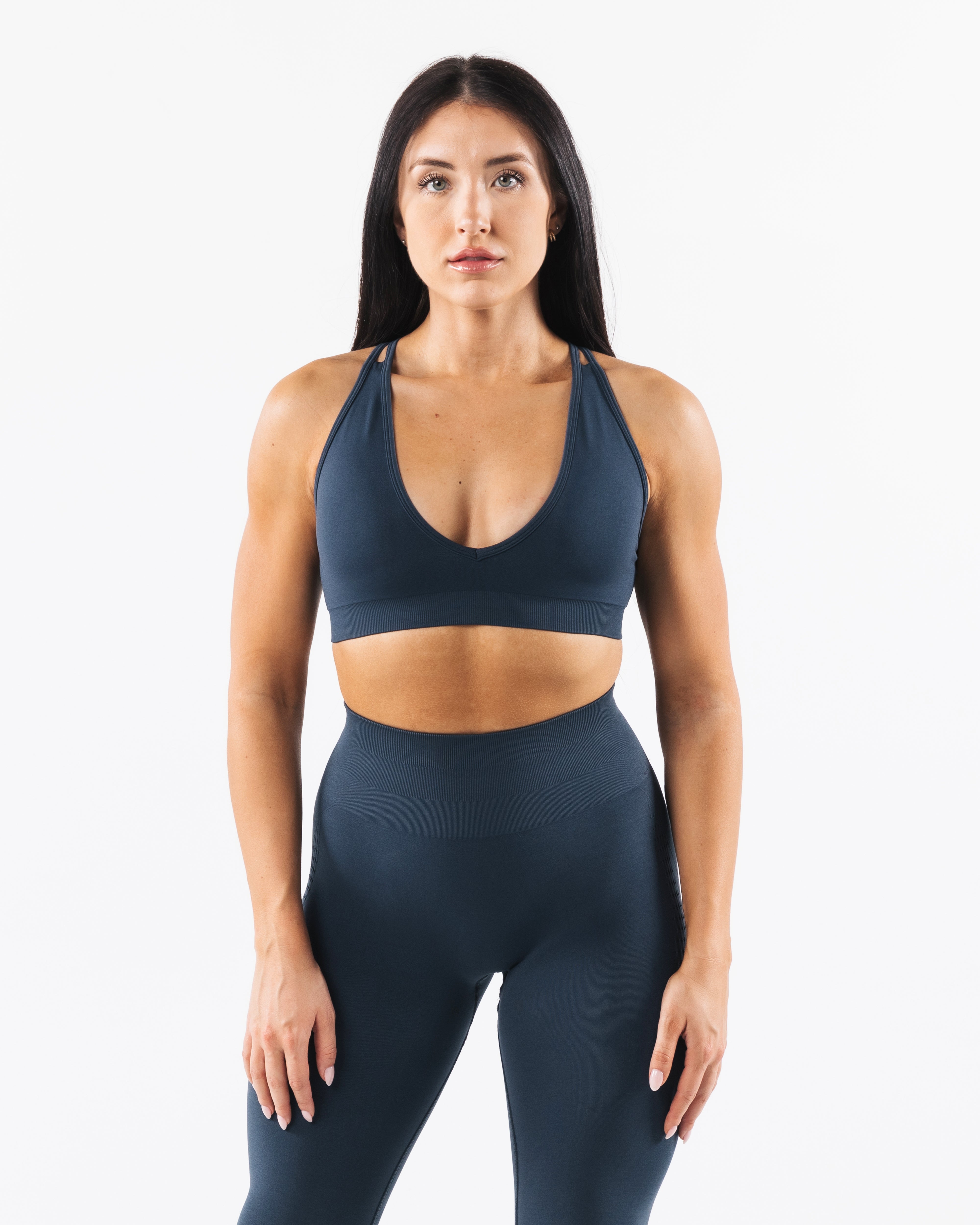 Amplify Deep V Bra - Comfortable Push Up Lingerie for Women | Trusted Blue | Perfect for Everyday Wear & Special Occasions