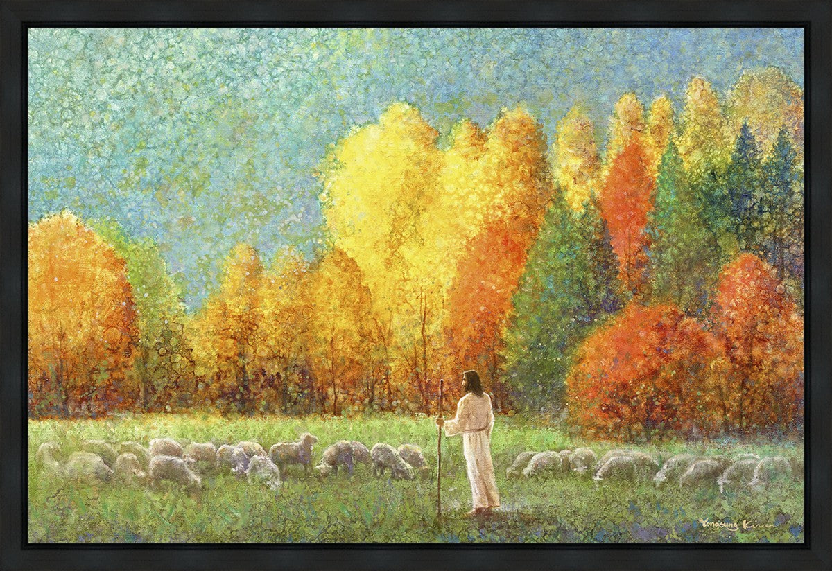 Changing Seasons Gallery Wrap Canvas Art - Stunning Seasonal Landscape Wall Decor for Living Room, Bedroom & Office