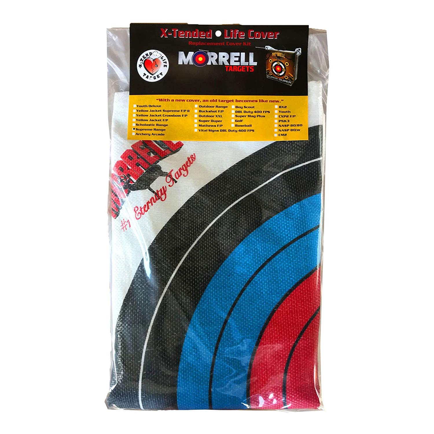 Morrell Weatherproof Supreme Range Archery Bag Target - NASP Field Point Cover with 2 Shooting Sides & 4 Shooting Spots (3 Pack) | Durable Outdoor Practice for Archery Enthusiasts & Competitions