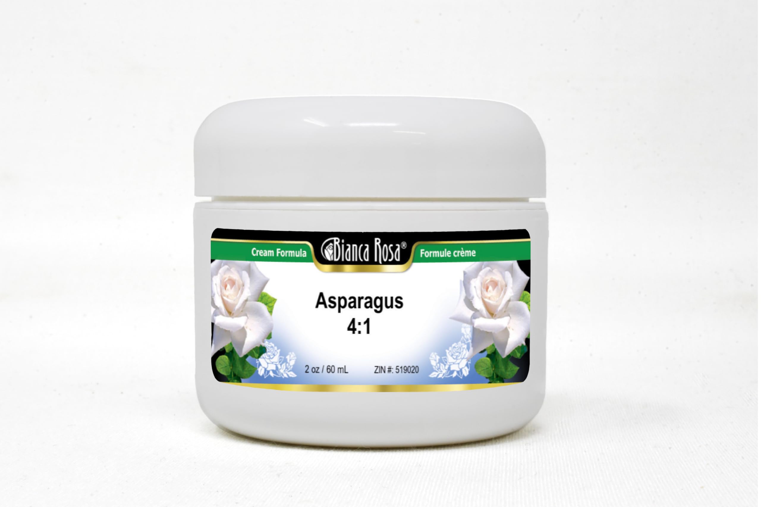 Organic Asparagus 4:1 Extract Cream (2 oz) - 2 Pack - Skin Brightening & Anti-Aging Face Moisturizer - Perfect for Night Routine & Sensitive Skin Care