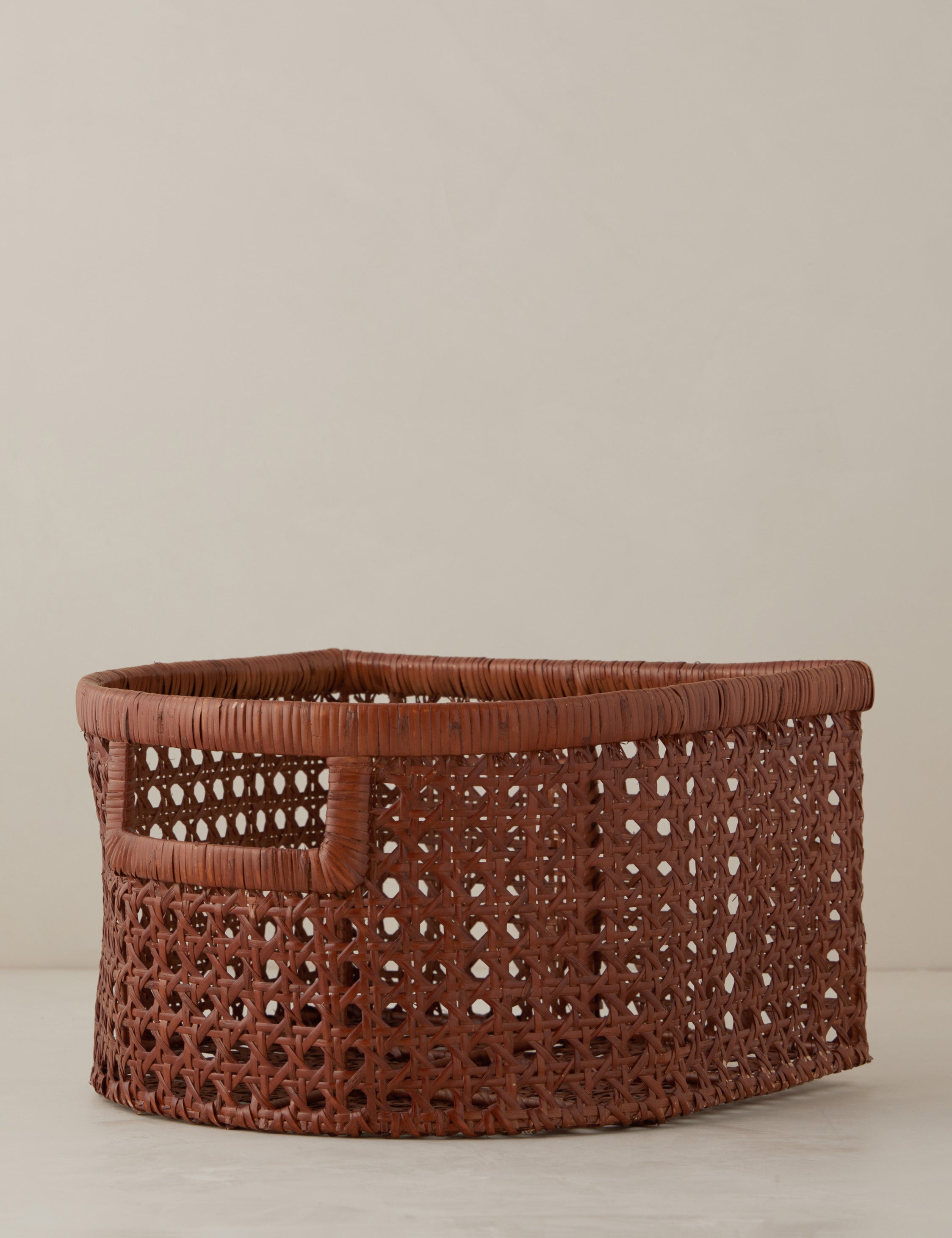 Handwoven Natural Rattan Cane Basket by Sarah Sherman Samuel - Perfect for Home Decor, Storage & Organization | Boho Chic Style for Living Room, Bedroom & Bathroom