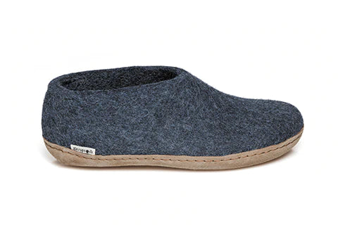 Glerups Wool Slippers for Men and Women - Comfortable Indoor/Outdoor House Shoes for Relaxation at Home or Cozy Winter Wear