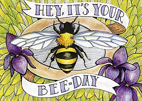 Eco-Friendly Bee-Themed Birthday Card | Tree-Free Greetings | Perfect for Nature Lovers & Sustainable Celebrations