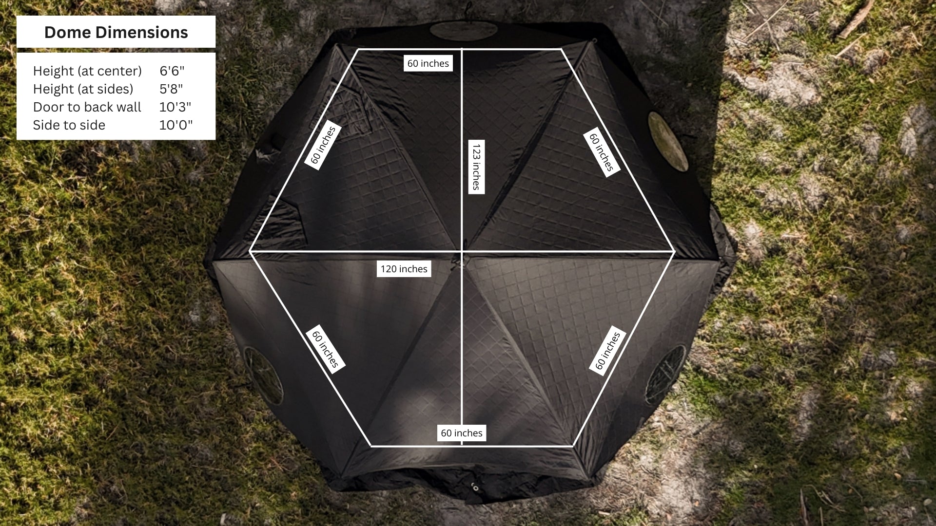 Premium 8-Person Dome Sauna Tent - Portable Home Spa with Wood Stove for Relaxation & Detox - Perfect for Backyard, Camping & Outdoor Wellness Retreats