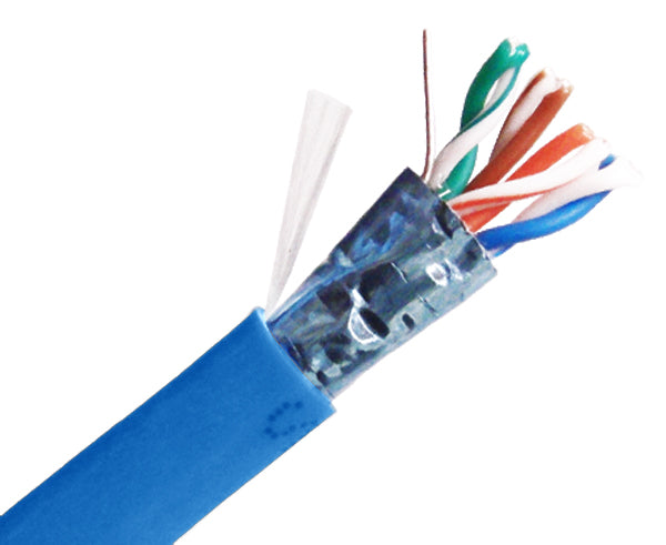 Premium CAT5E Riser Bulk Ethernet Cable - 1000FT CMR Rated, UL Listed Shielded Solid Copper 24AWG for High-Speed Networking - Ideal for Office Buildings, Data Centers & Home Theater Installations