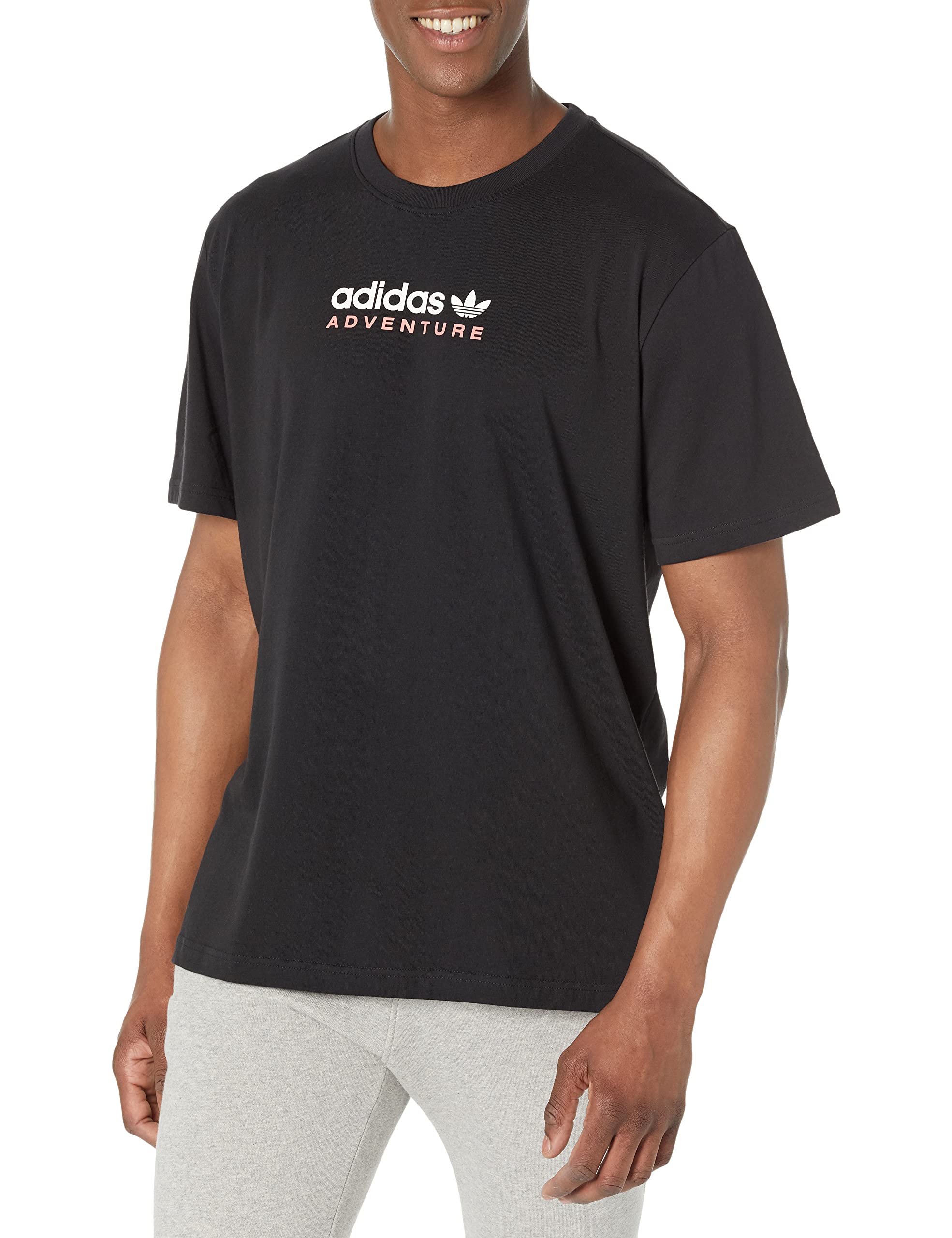 Adidas Originals Men's Adventure Mountain Spray Graphic T-Shirt - Casual Streetwear for Hiking & Outdoor Activities