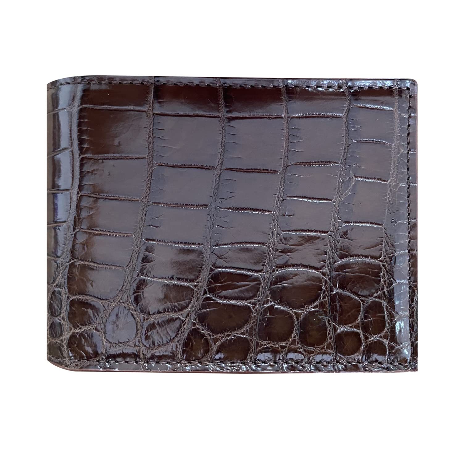 Authentic Crocodile Leather Wallet for Men - Premium Alligator Skin Billfold - Perfect Christmas & Birthday Gift for Him - Ideal for Business, Travel & Everyday Use