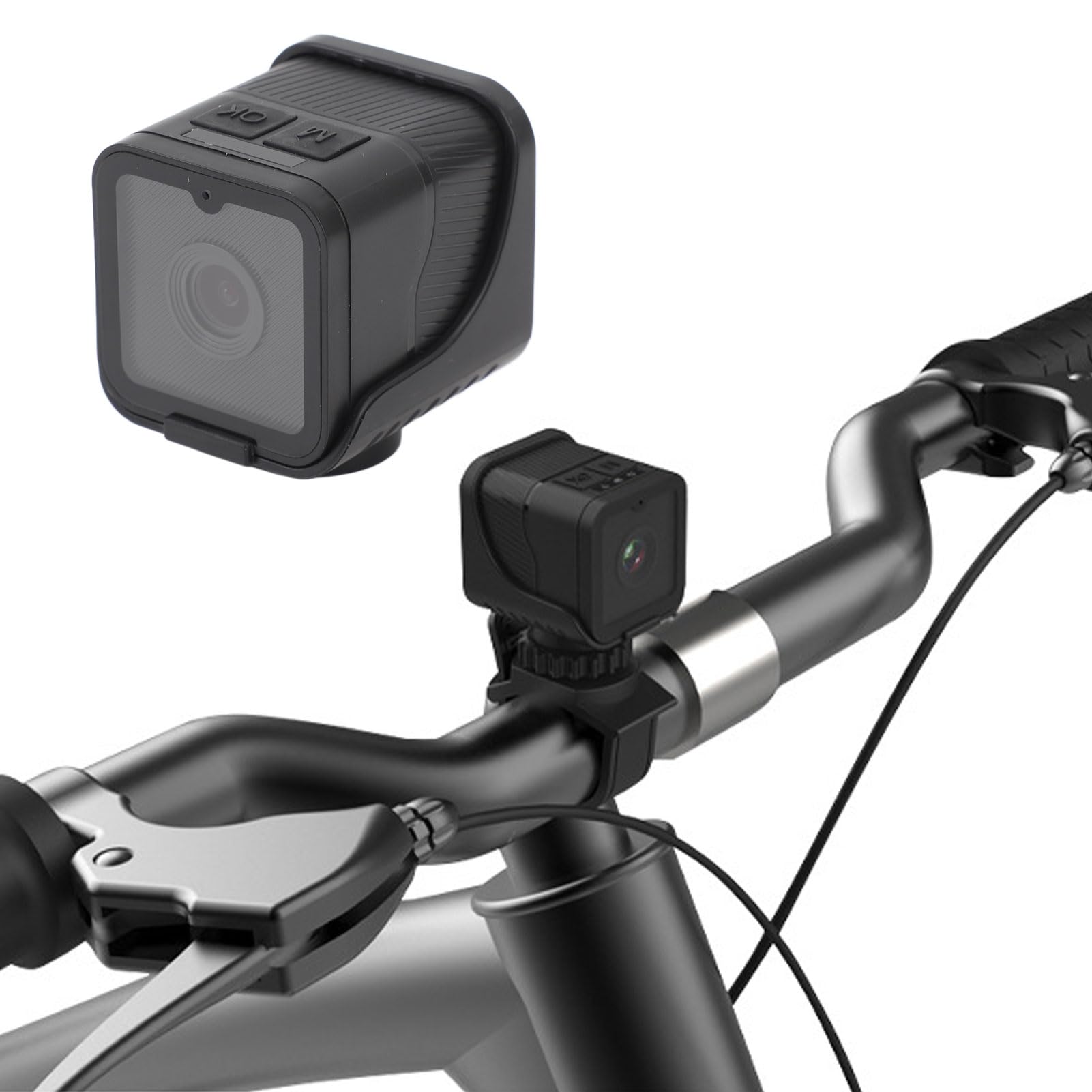 PUSOKEI 1080P HD Waterproof Action Camera with Anti-Shake & 120° Wide Angle - Helmet Mount Sports Camera for Mountain Biking, Cycling, and Outdoor Adventure Photography