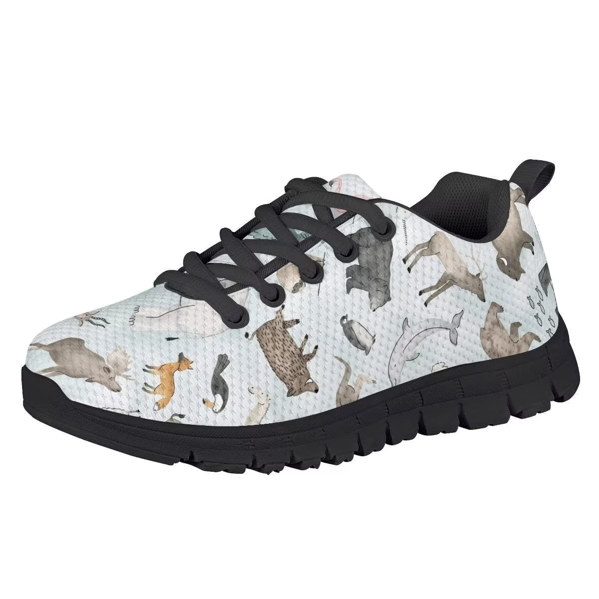 NETILGEN Kids Running Shoes for Boys & Girls - Breathable Knit Mesh Lace-Up Tennis Sneakers for Little & Big Kids - Perfect for School, Sports & Outdoor Play