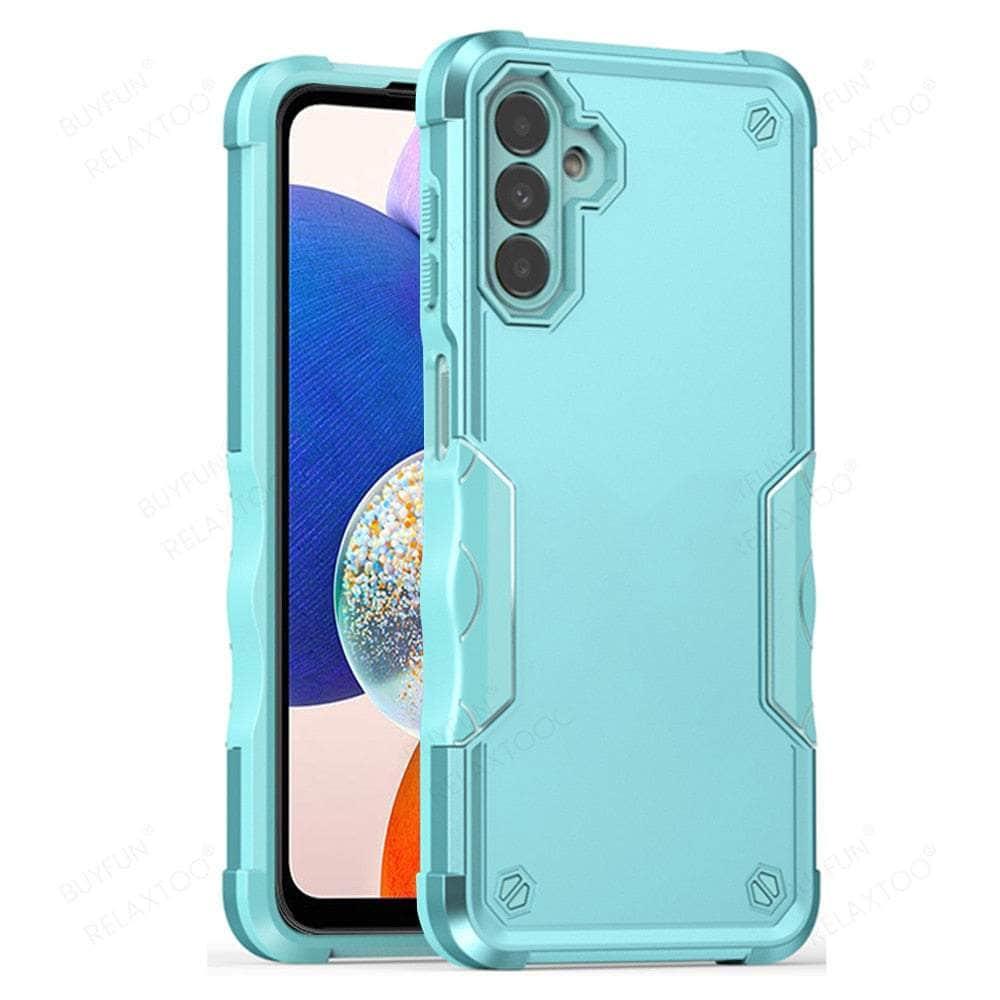 Samsung Galaxy A14 Military Grade Shockproof Armor Hard Case - Rugged Protective Cover for Outdoor, Travel & Daily Use