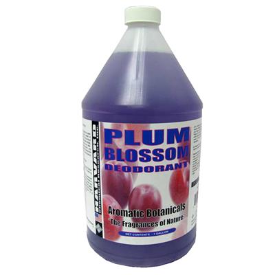 Natural Plum Blossom Air Freshener Deodorizer - 4 Pack (1 Gallon Each) | Eliminates Odors for Home, Office, Car & Pet Areas
