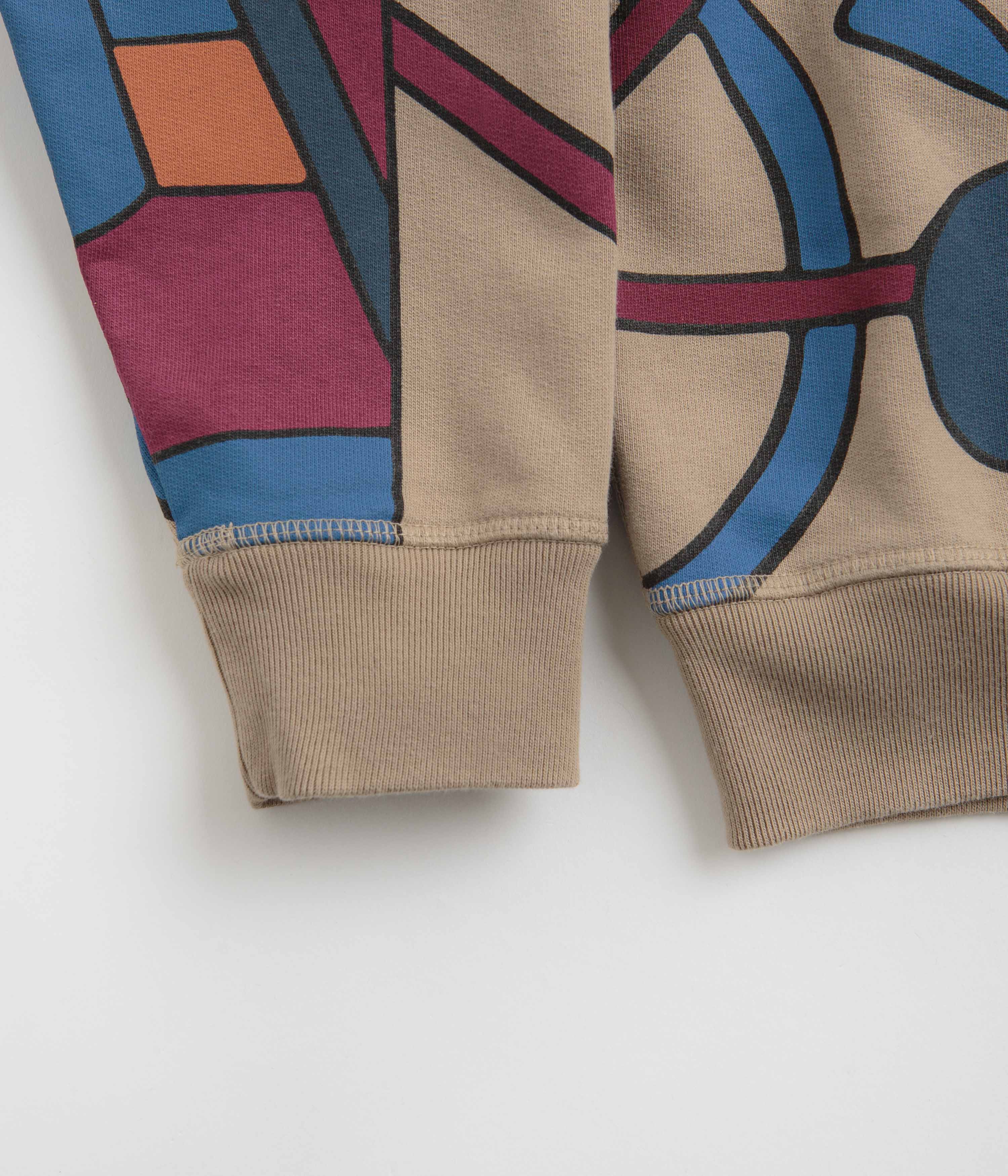 Parra Etappe 17 Crewneck Sweatshirt - Soft Cotton Mushroom Print Pullover for Men & Women | Casual Streetwear, Loungewear & Everyday Comfort