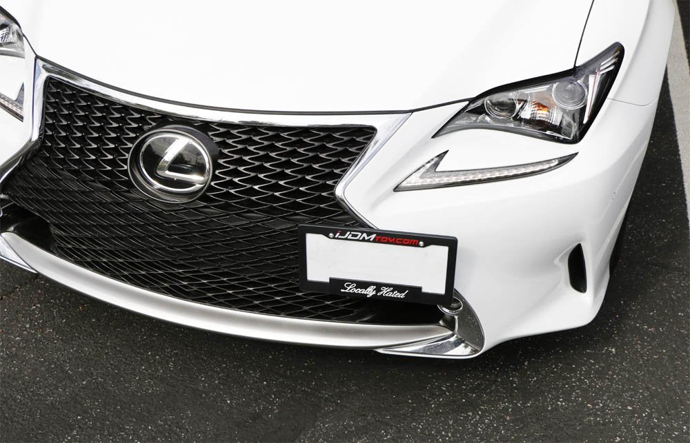 Lexus RC RC F GS LS RX Front Bumper Tow Hook License Plate Mount Bracket - Durable & Easy Installation for Custom Car Styling - Perfect for Off-Road, Car Shows & Personalization