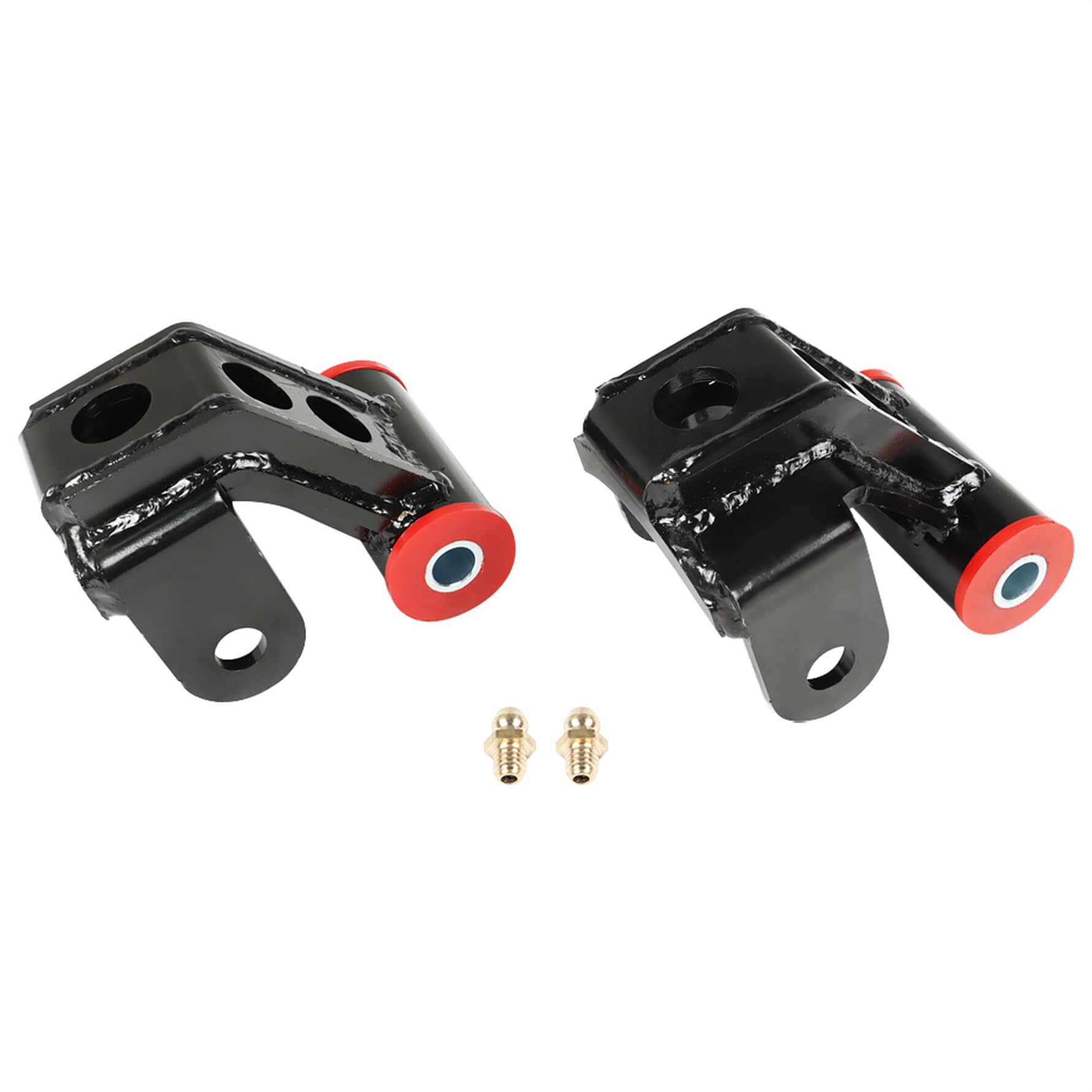 Munirater 2-Inch Leveling Kit & Drop Lowering Shackles for 2003-2013 Ram 1500/2500/3500 2WD/4WD Trucks - Heavy Duty Suspension Upgrade for Improved Ride Height & Towing Performance
