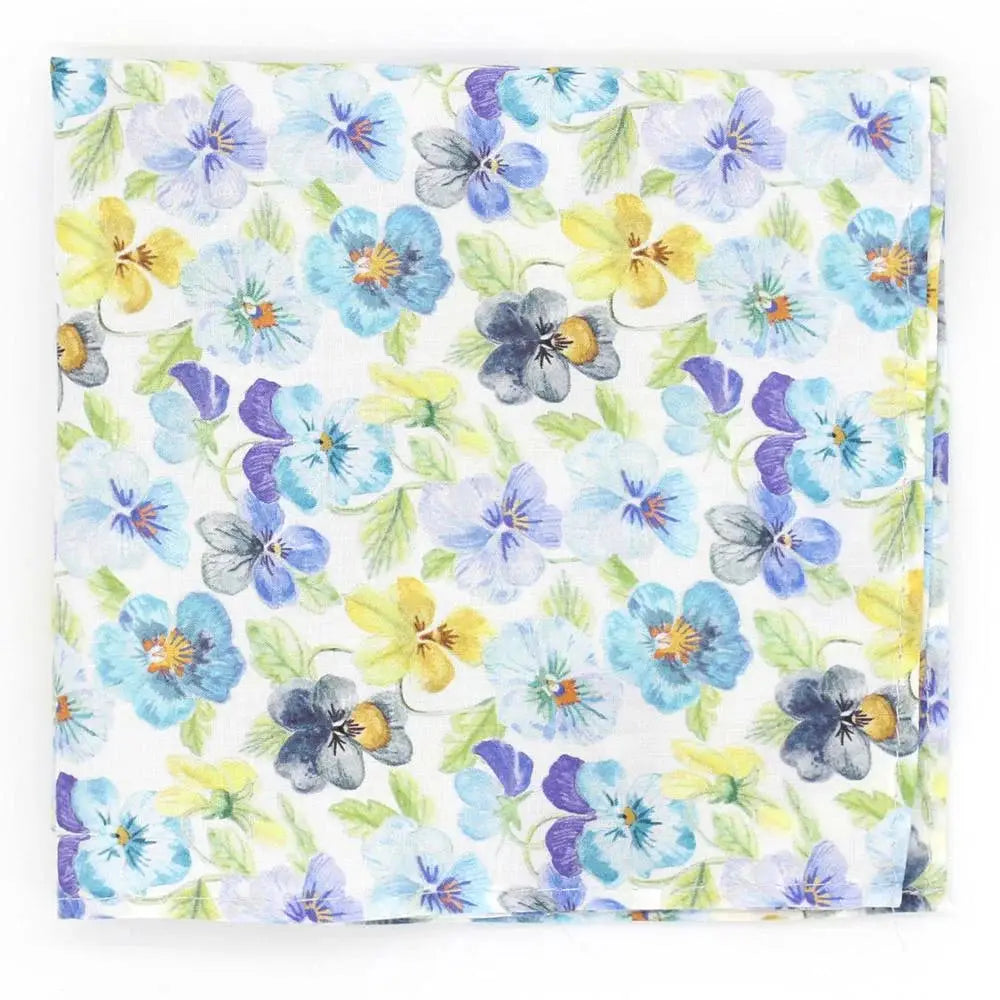 L.A. Smith Blue Hank Handmade with Premium Liberty Fabric - Perfect for Home Decor, Fashion Accessories & DIY Craft Projects