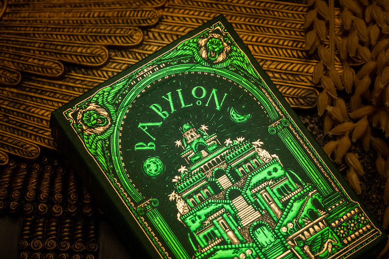Premium Forest Green Babylon Playing Cards - Elegant Design for Poker, Magic Tricks & Card Games - Perfect for Casino Nights, Gifts & Collectors