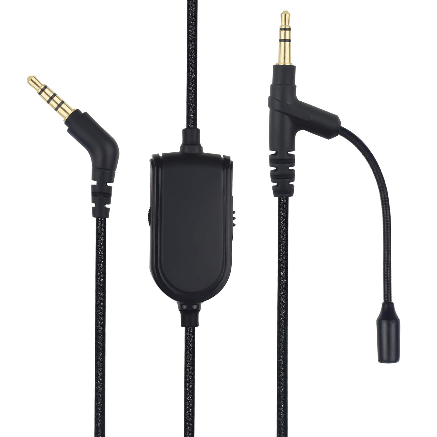 BoomPro Gaming Microphone with Volume Control - Compatible with PS4, Xbox One, PC & Astro A10/A40 Headsets | Noise-Canceling Mic for Streaming, Gaming & Voice Chat (Works with Most 3.5mm Jack Headphones)