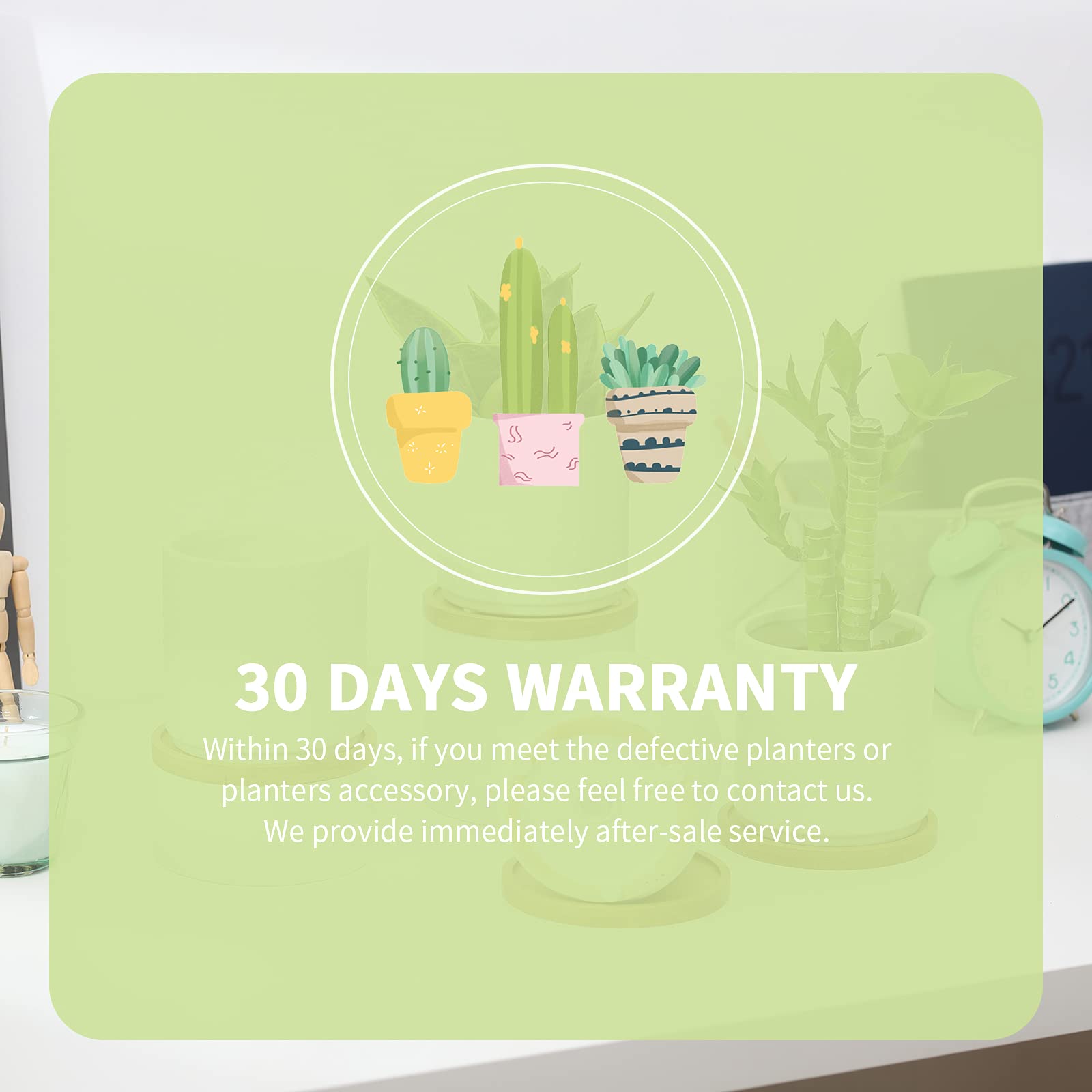 4 Inch Ceramic Succulent Planter with Drainage Hole & Saucer - Modern Geometric Design Flower Pot for Snake Plants, Cactus, Herbs - Indoor & Outdoor Use - Set of 4 (Plants Not Included) - Perfect for Home Decor, Office Desk, Garden & Patio