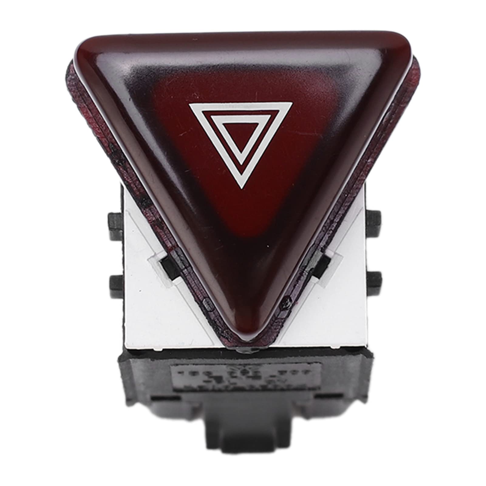 Akozon Dark Red Car Warning Flash Switch Button - Interior Accessory Compatible with Rabbit MK5 (1K0953509A) - Perfect for Emergency Signaling & Vehicle Safety Upgrades