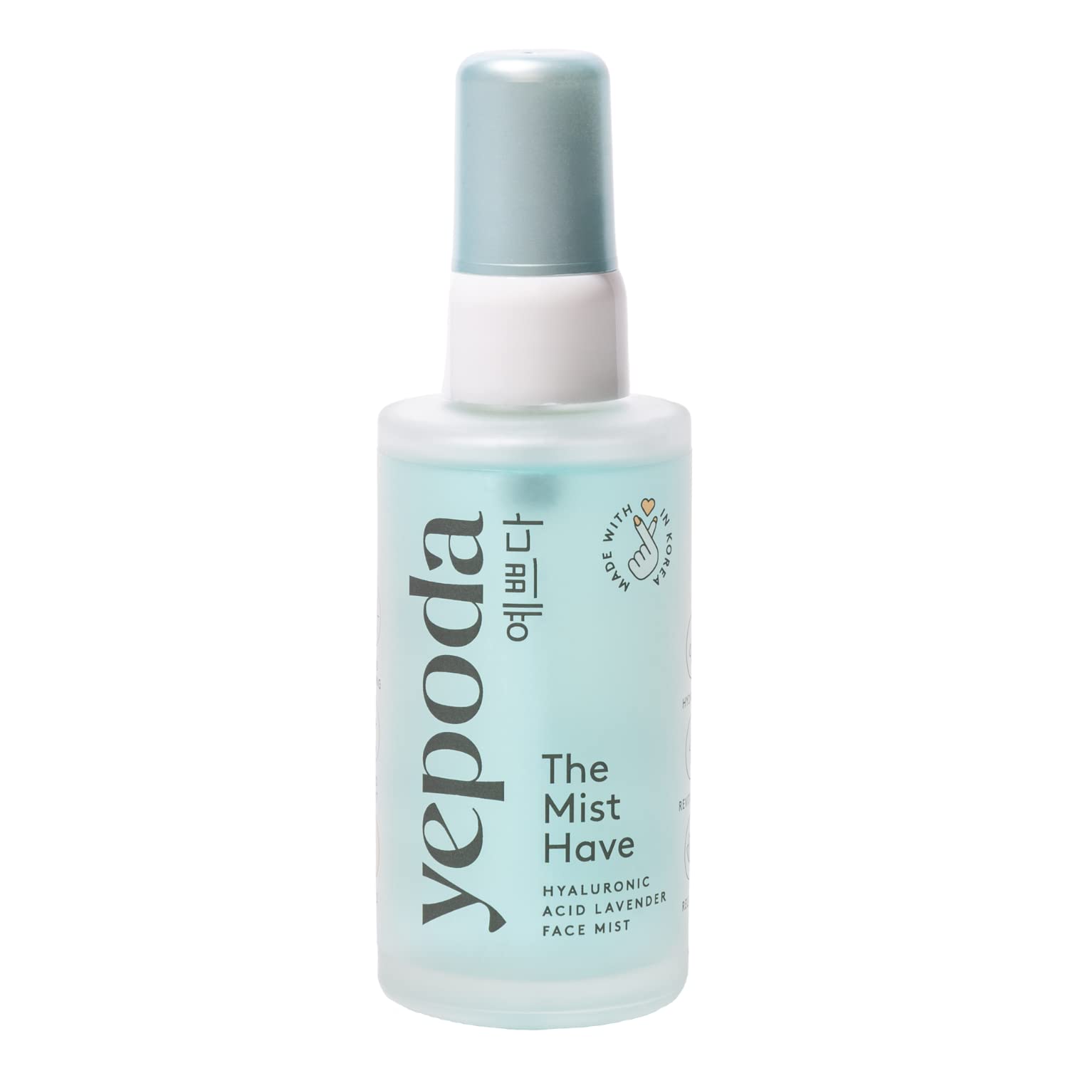 Yepoda Hyaluronic Acid Facial Mist Spray - Hydrating & Lightweight Korean Toner for Dry Skin (50ml) | Perfect for On-the-Go Refresh & Skincare Routine